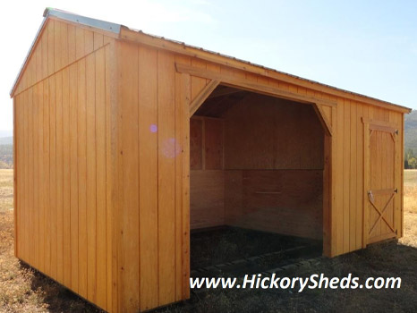 Hickory Sheds Animal Shelter Honey Gold