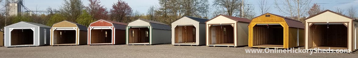 Hickory Sheds Garage Choices